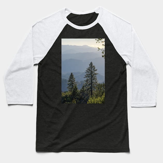 Napa Valley Hazy Afternoon Baseball T-Shirt by DPattonPD